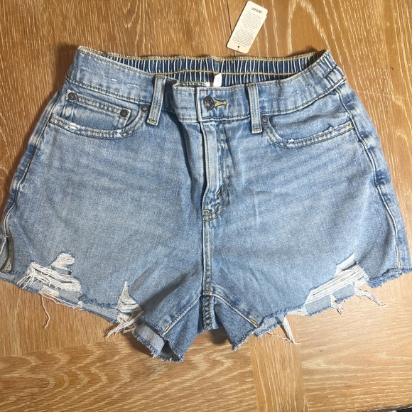 aerie Pants - Aerie Women's Mid Rise Soft Daydream Denim Shorts AC2 Light Blue Small NWT
